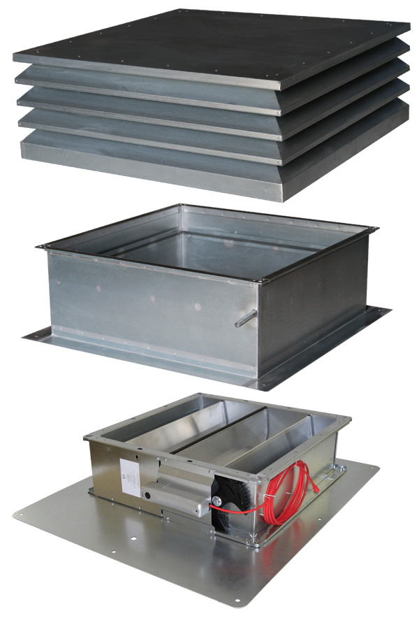 HVL-A – Lamellenhaube aus Aluminium
